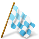 Map marker chequered flag right