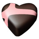 Hearts chocolate candy