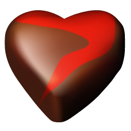 Hearts 12 chocolate