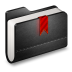 Bookmark black folder