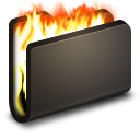 Burn black folder