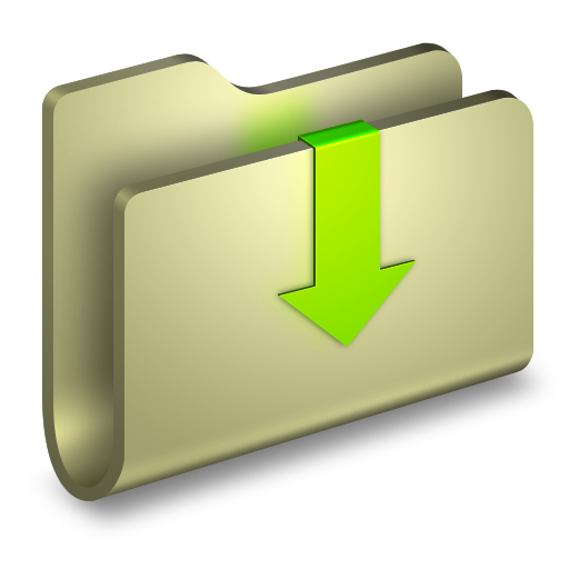Download down decrease downloads folder arrow