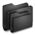 Folders black folder