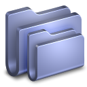 Folders blue folder
