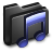 Music sound folder black audio