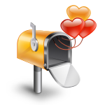 Hearts box mail