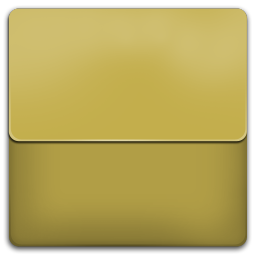 Plastic folder yellow