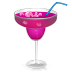 Cocktail purple passion drinks