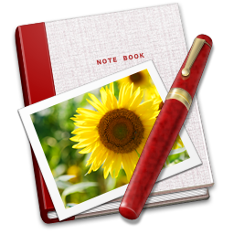 Notebook photo sunflower