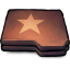 Folder brown star