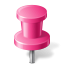 Base isoicons workspace pin marker map pink push