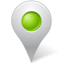 Base inside socialmediabookmark map marker chartreuse