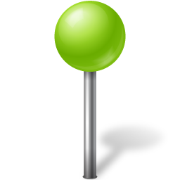 Chartreuse marker map base ose ball