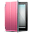 Black ipad pink cover