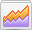 Chart base ascending graph checkout icons