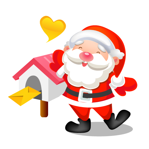 Christmas Mail Santa / Santa / 32px / Icon Gallery