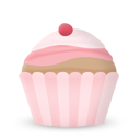 Cupcake cake cherry
