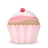 Cupcake cake cherry