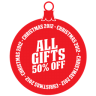 Gifts percent off