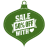 Sale percent off heart green