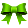Ribbon green christmas
