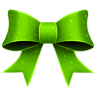 Ribbon green pattern christmas