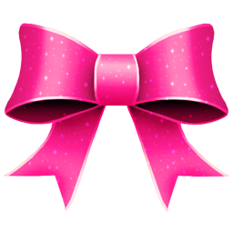 Ribbon pink pattern christmas