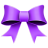Ribbon purple christmas