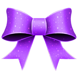 Ribbon purple pattern christmas