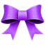Ribbon purple pattern christmas