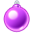 Xmas ball purple