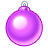 Xmas ball purple