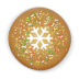 Christmas cookie round