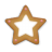Christmas cookie star