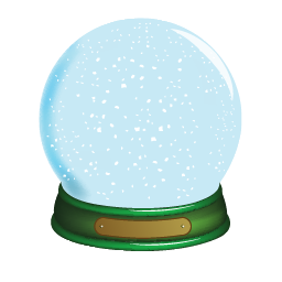 Christmas snow globe