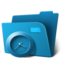Folder clock