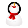 Smiling snowman