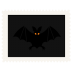 Stamp bat halloween