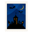Stamp haunted house halloween
