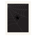 Stamp spider halloween