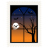 Stamp spooky window halloween