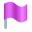 Flag mark violet