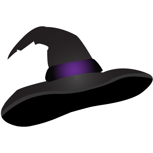 Halloween hat witch