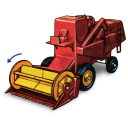 Combine harvester with matchbox movement