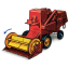 Combine harvester with matchbox movement