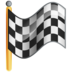 Flag checkered goal