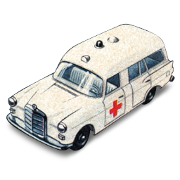 Mercedes benz ambulance matchbox