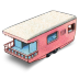 Trailer caravan matchbox