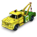 Truck wreck matchbox