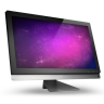 Computer violet space monitor